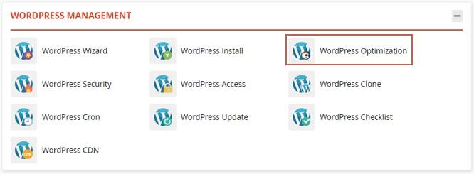 access WordPress Management in cPanel